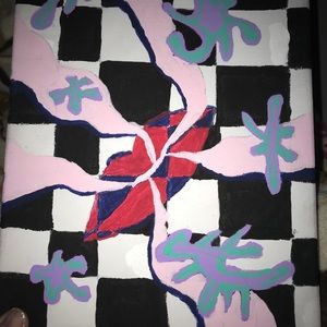 Acrylic canvas painting